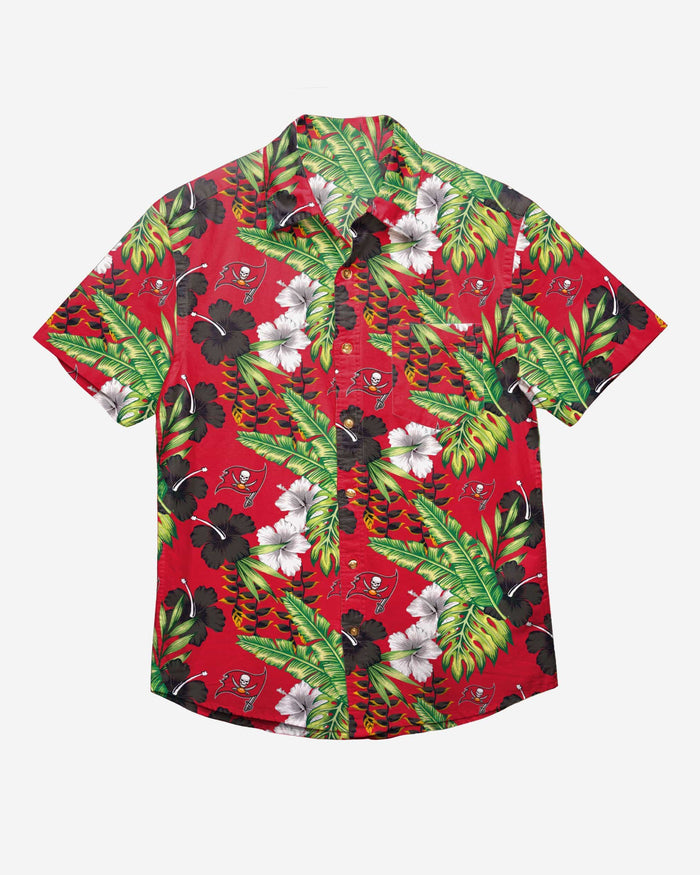 Tampa Bay Buccaneers Floral Button Up Shirt FOCO - FOCO.com