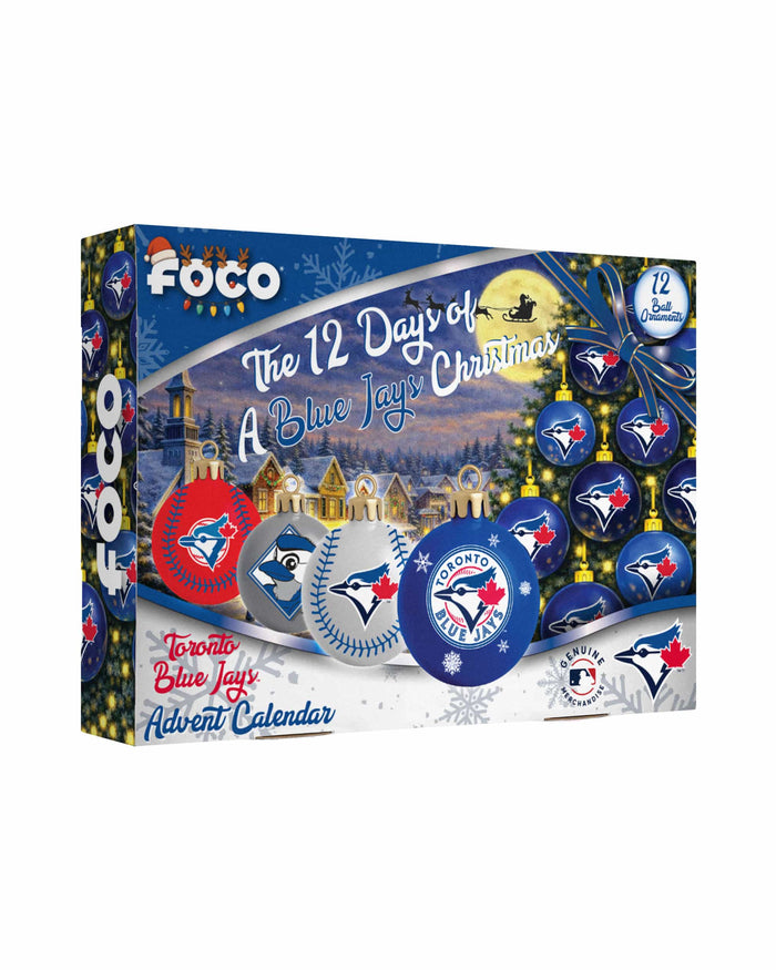 Toronto Blue Jays Ornament Set Advent Calendar FOCO - FOCO.com