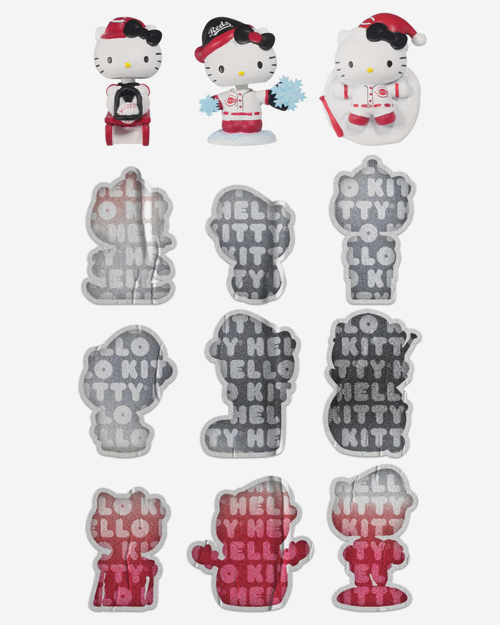 Cincinnati Reds Hello Kitty® Bobblehead Advent Calendar FOCO - FOCO.com