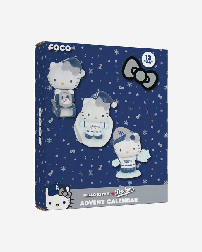Los Angeles Dodgers Hello Kitty® Bobblehead Advent Calendar FOCO - FOCO.com