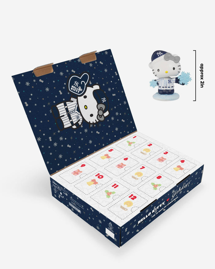 New York Yankees Hello Kitty® Bobblehead Advent Calendar FOCO - FOCO.com