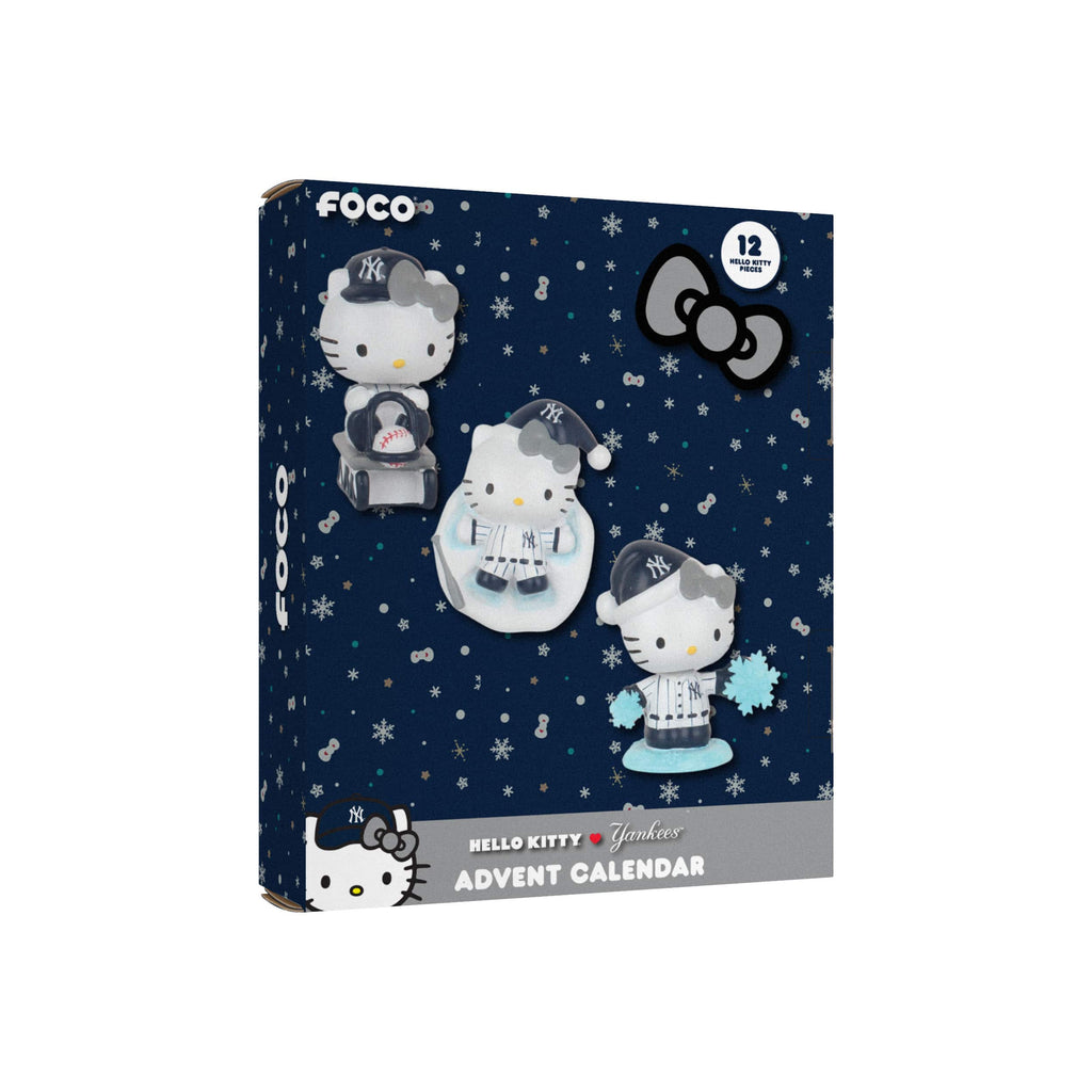 New York Yankees Hello Kitty® Bobblehead Advent Calendar FOCO - FOCO.com