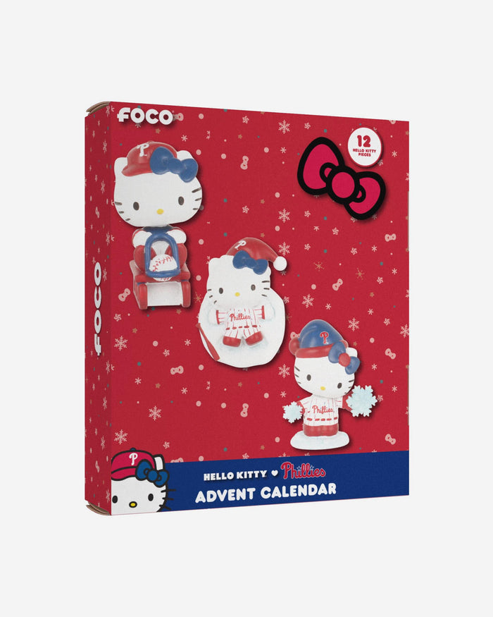 Philadelphia Phillies Hello Kitty® Bobblehead Advent Calendar FOCO - FOCO.com