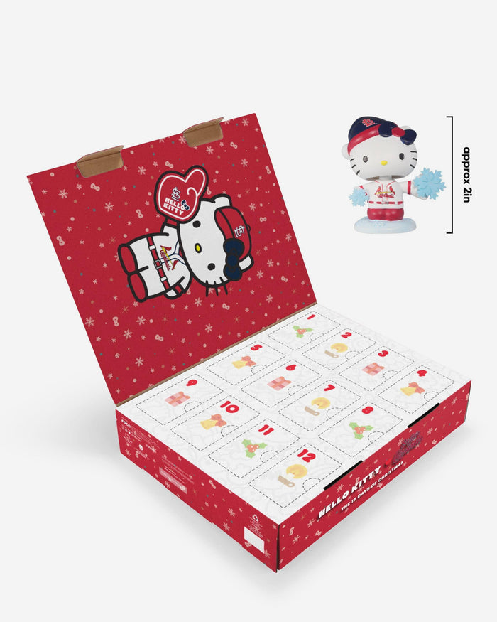 St Louis Cardinals Hello Kitty® Bobblehead Advent Calendar FOCO - FOCO.com