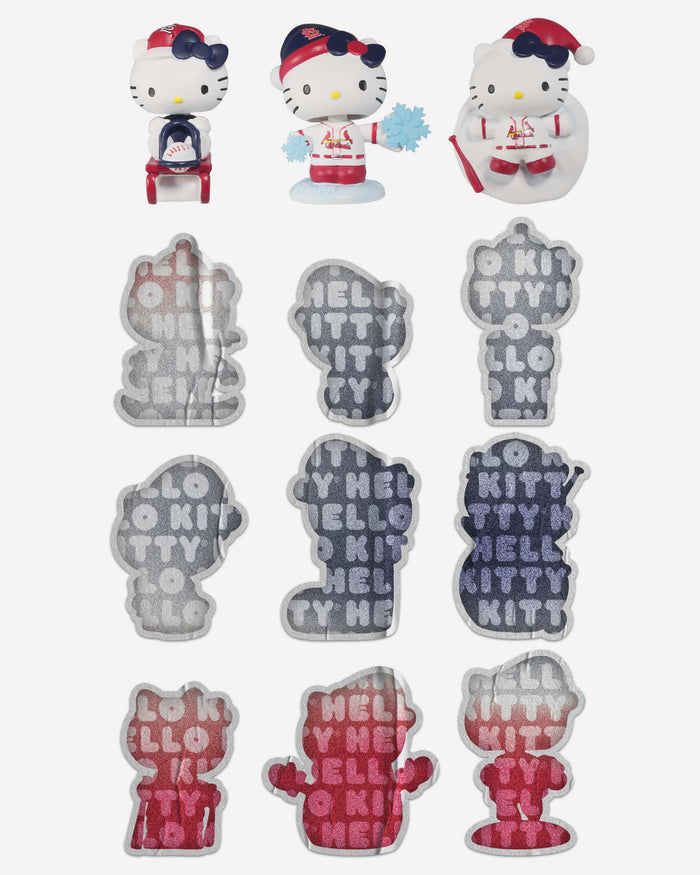 St Louis Cardinals Hello Kitty® Bobblehead Advent Calendar FOCO - FOCO.com