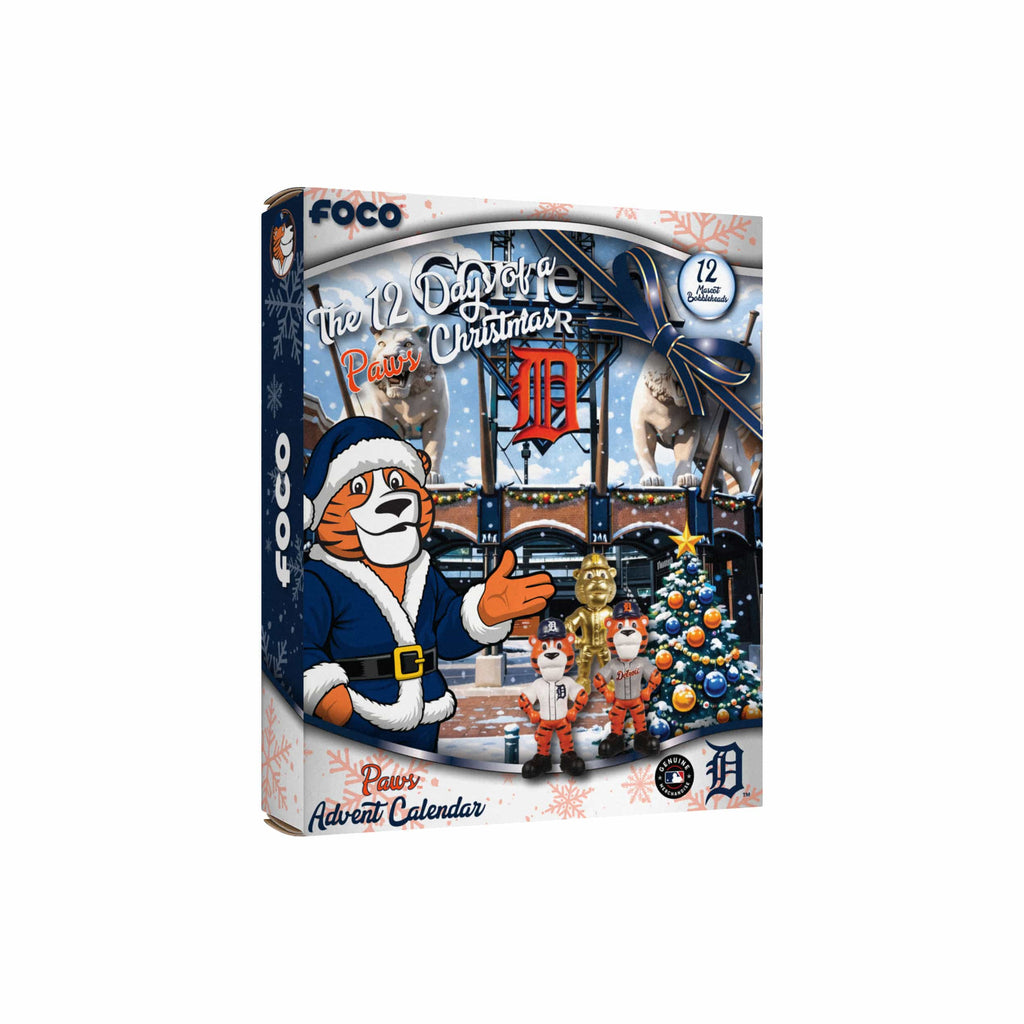 Detroit Tigers Mascot Bobblehead Advent Calendar FOCO - FOCO.com