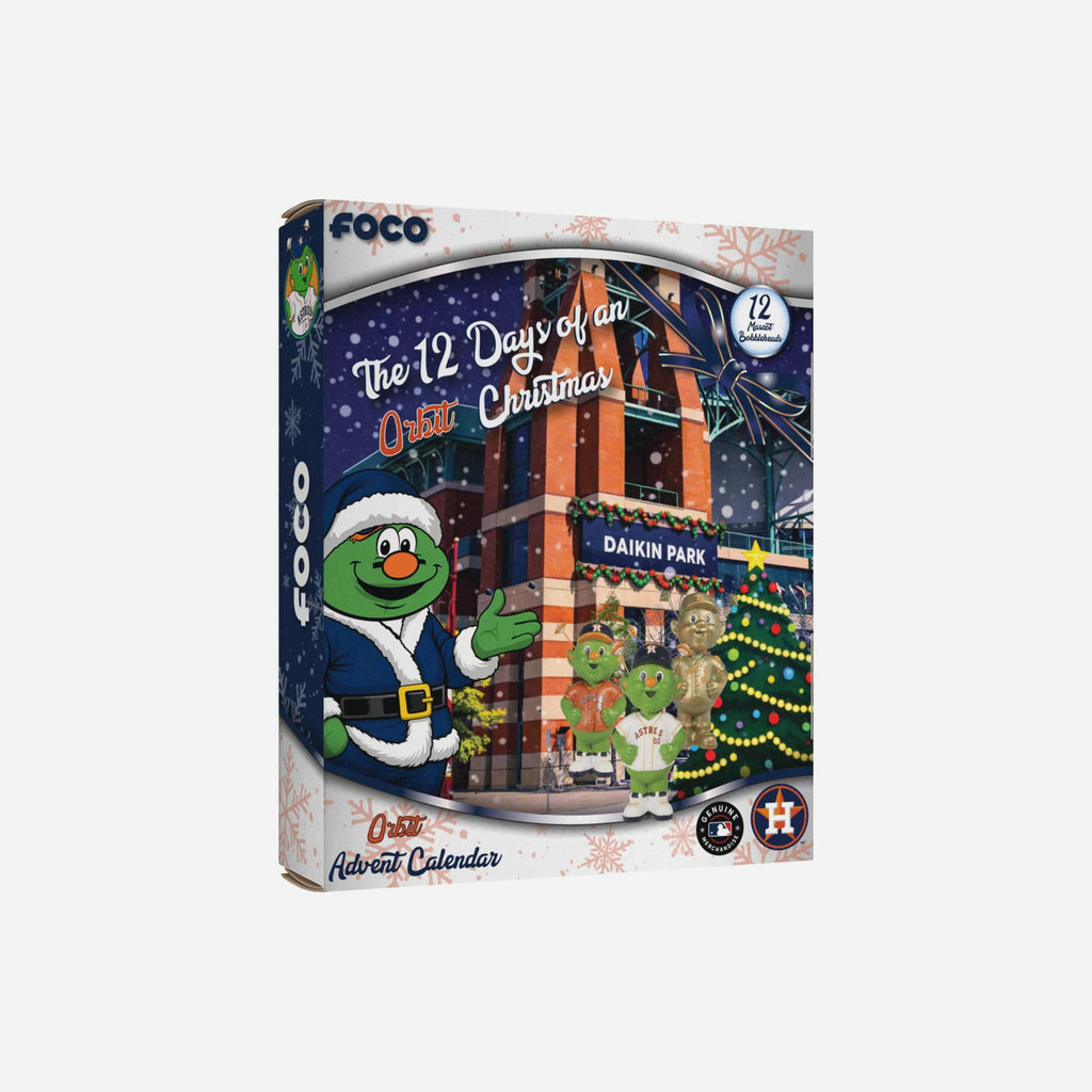 Houston Astros Mascot Bobblehead Advent Calendar FOCO - FOCO.com