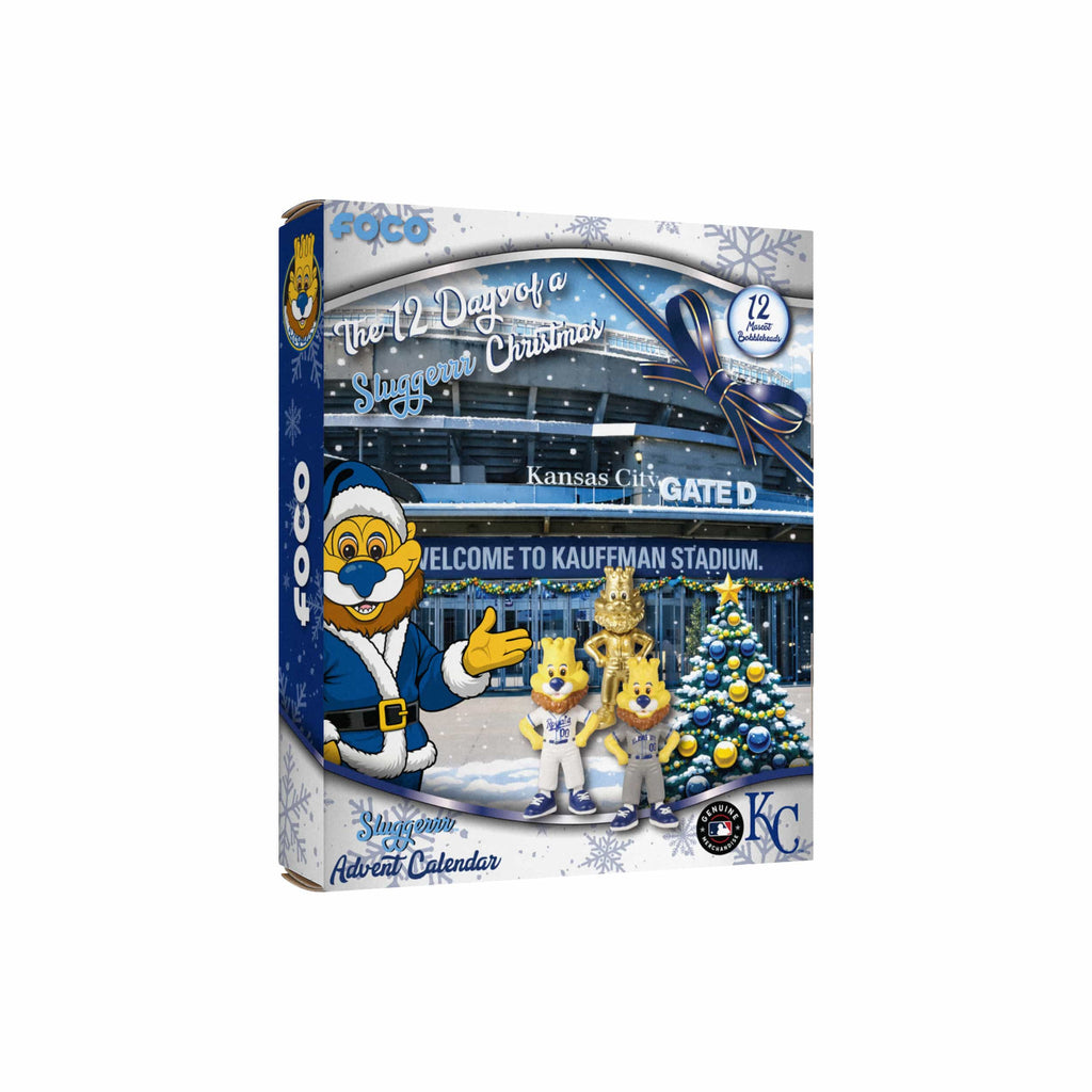 Kansas City Royals Mascot Bobblehead Advent Calendar FOCO - FOCO.com