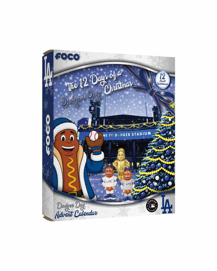Los Angeles Dodgers Mascot Bobblehead Advent Calendar FOCO - FOCO.com