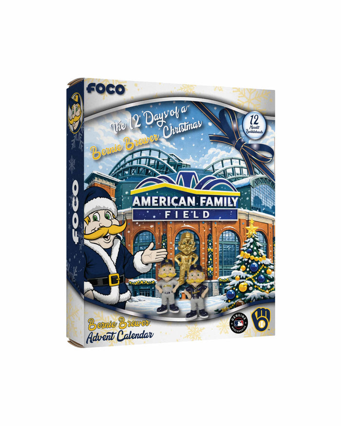 Milwaukee Brewers Mascot Bobblehead Advent Calendar FOCO - FOCO.com