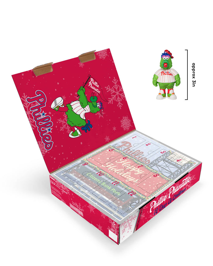 Philadelphia Phillies Mascot Bobblehead Advent Calendar FOCO - FOCO.com