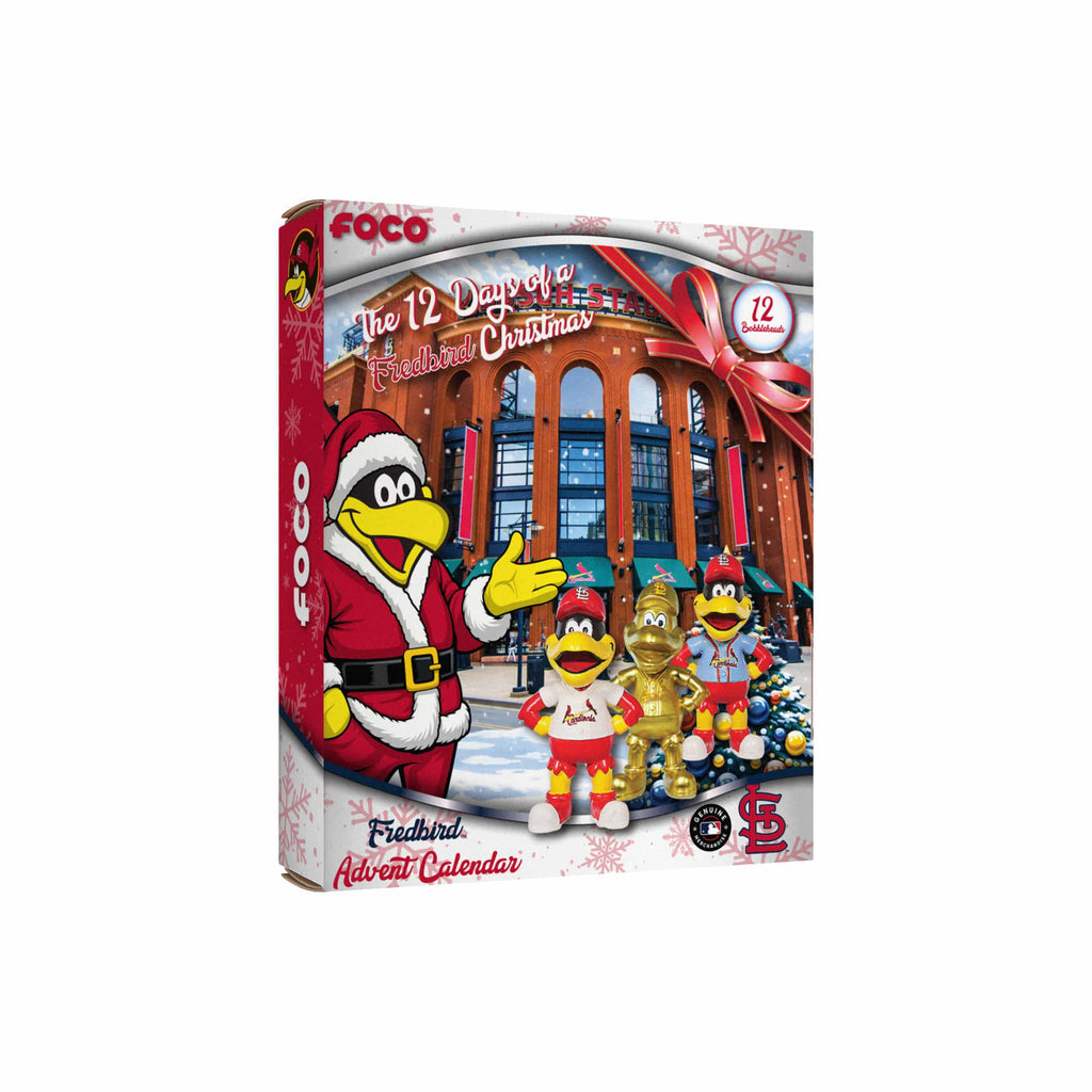St Louis Cardinals Mascot Bobblehead Advent Calendar FOCO - FOCO.com