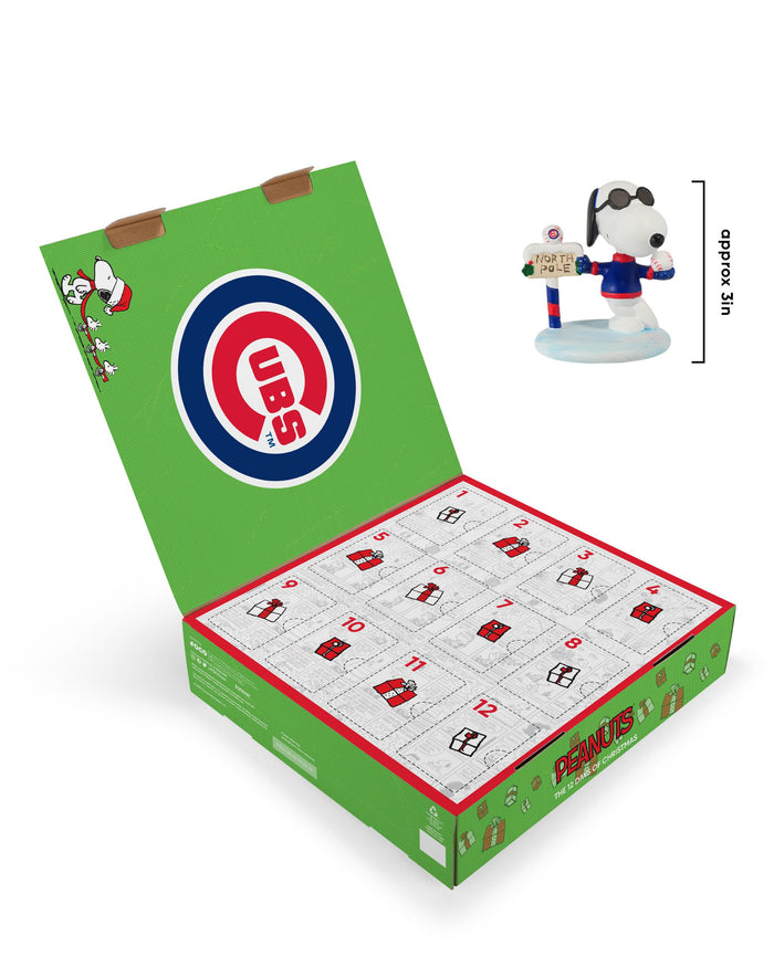 Chicago Cubs Peanuts Bobblehead Advent Calendar FOCO - FOCO.com