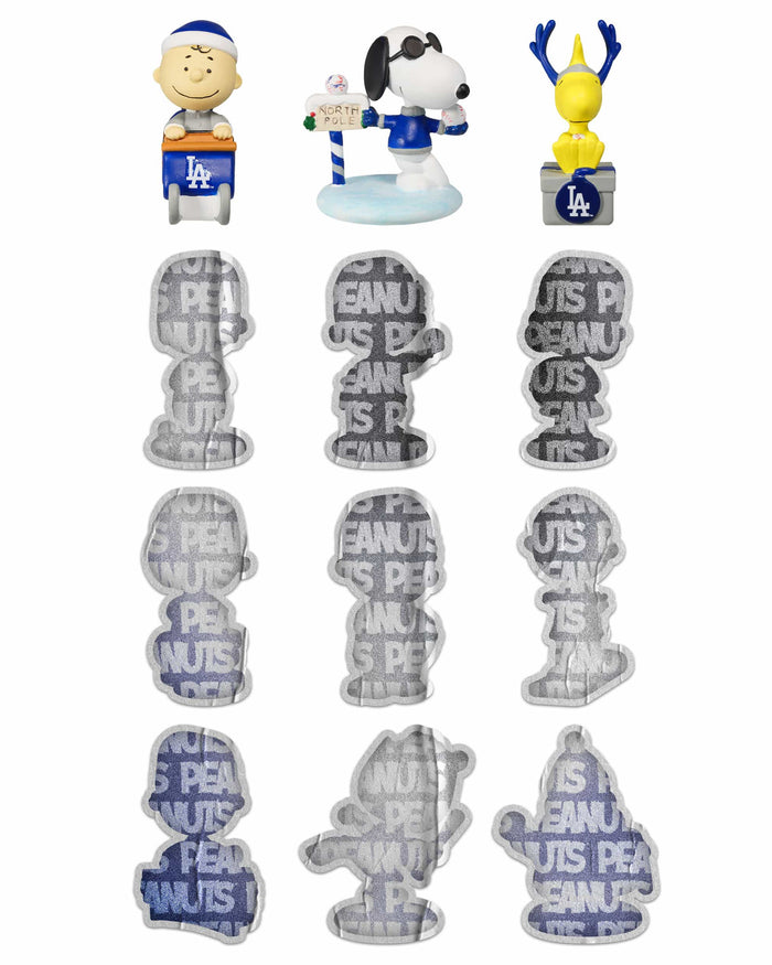 Los Angeles Dodgers Peanuts Bobblehead Advent Calendar FOCO - FOCO.com