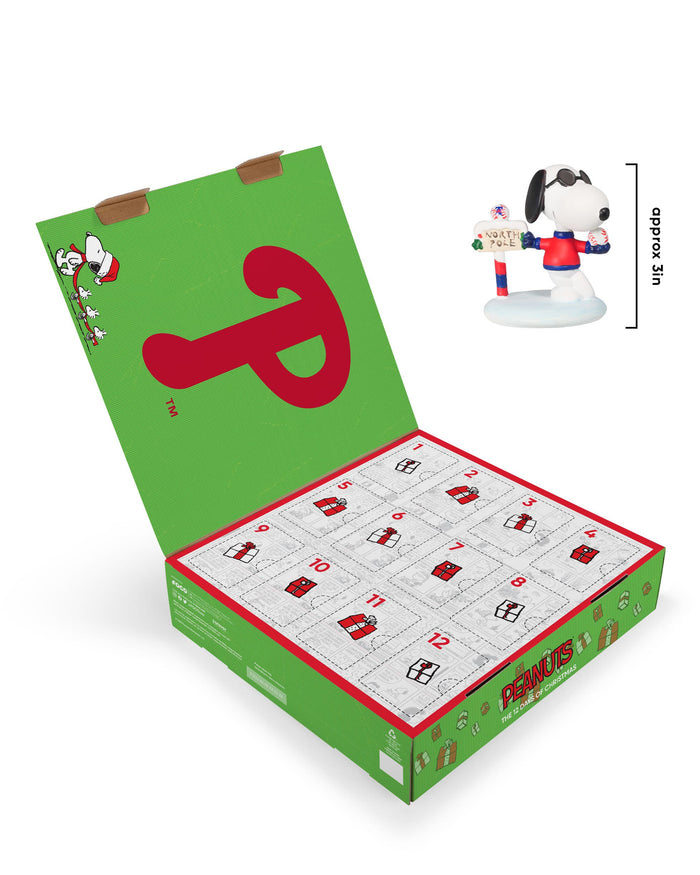 Philadelphia Phillies Peanuts Bobblehead Advent Calendar FOCO - FOCO.com