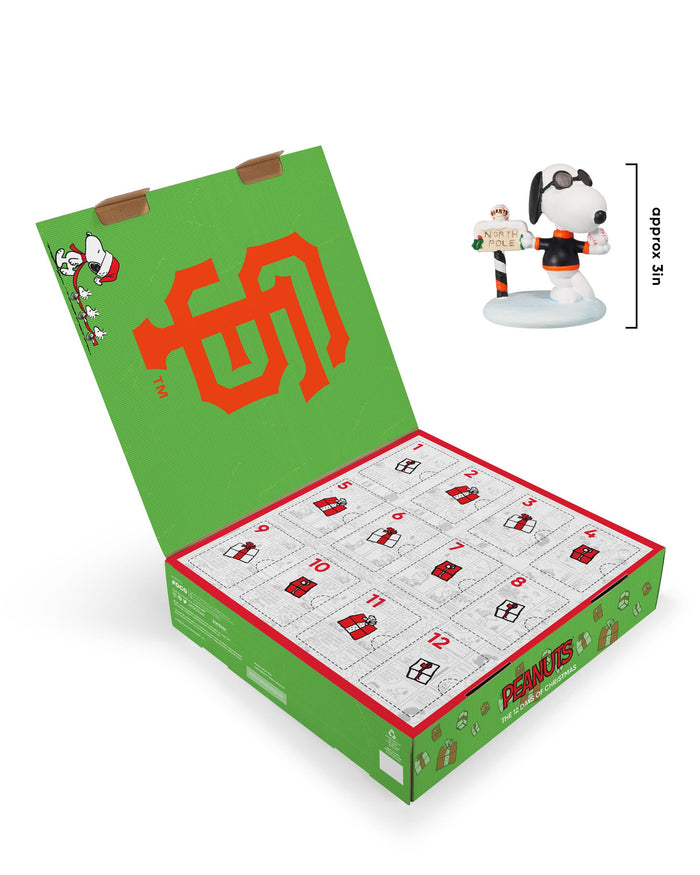 San Francisco Giants Peanuts Bobblehead Advent Calendar FOCO - FOCO.com