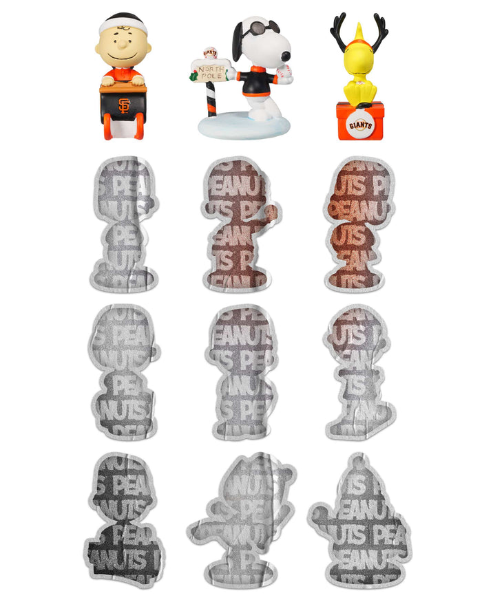 San Francisco Giants Peanuts Bobblehead Advent Calendar FOCO - FOCO.com