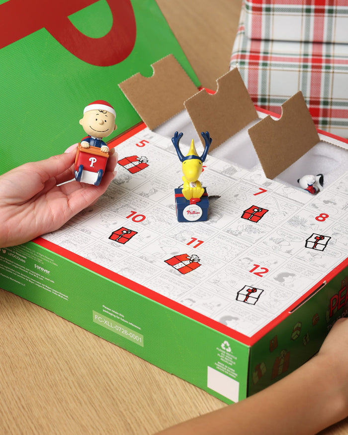 San Diego Padres Peanuts Bobblehead Advent Calendar FOCO - FOCO.com