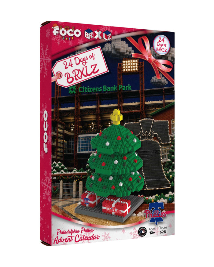 Philadelphia Phillies BRXLZ Tree Advent Calendar FOCO - FOCO.com