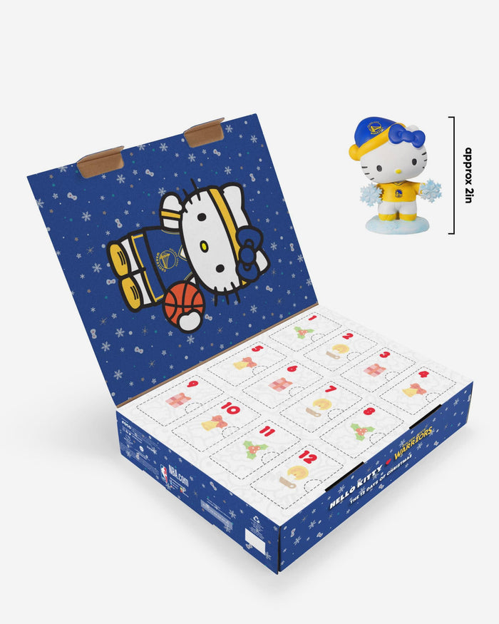Golden State Warriors Hello Kitty® Bobblehead Advent Calendar FOCO - FOCO.com