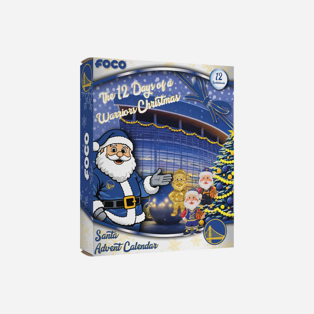 Golden State Warriors Mascot Bobblehead Advent Calendar FOCO - FOCO.com