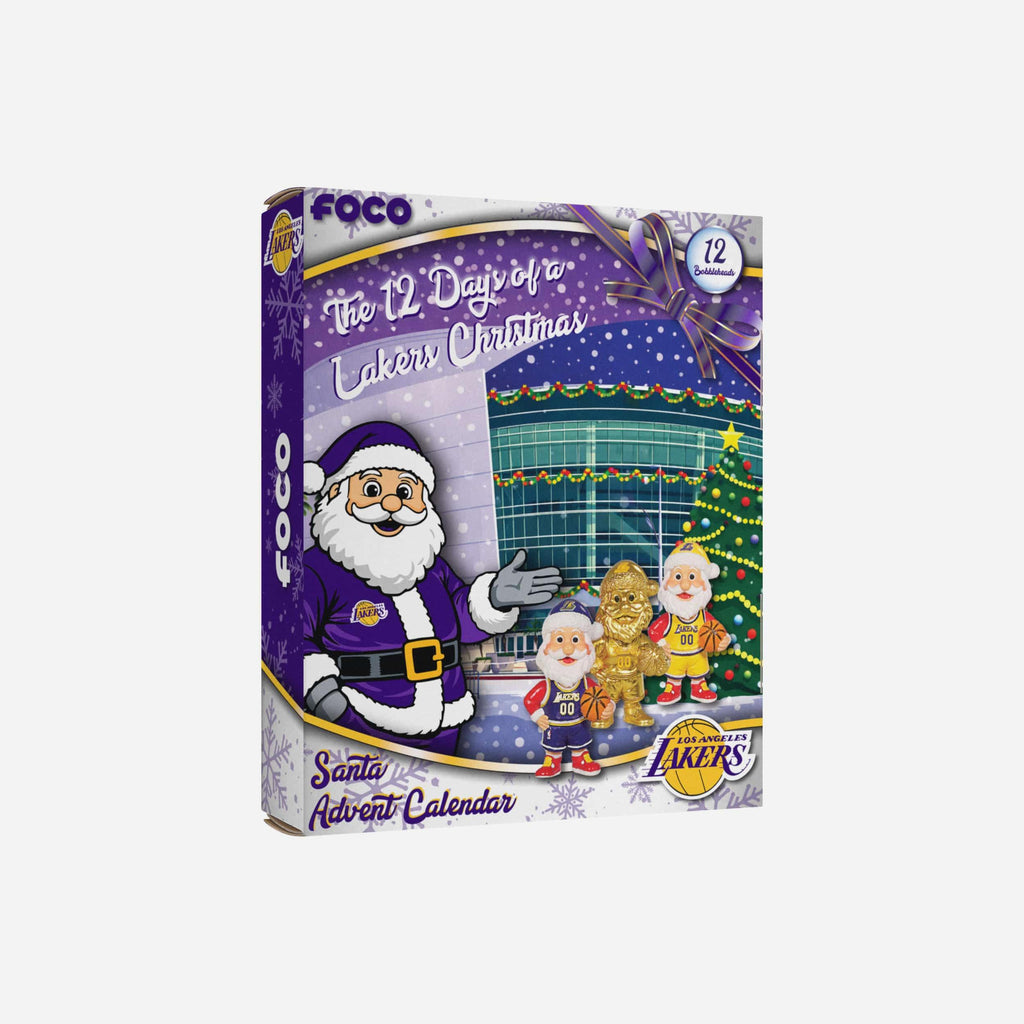 Los Angeles Lakers Mascot Bobblehead Advent Calendar FOCO - FOCO.com