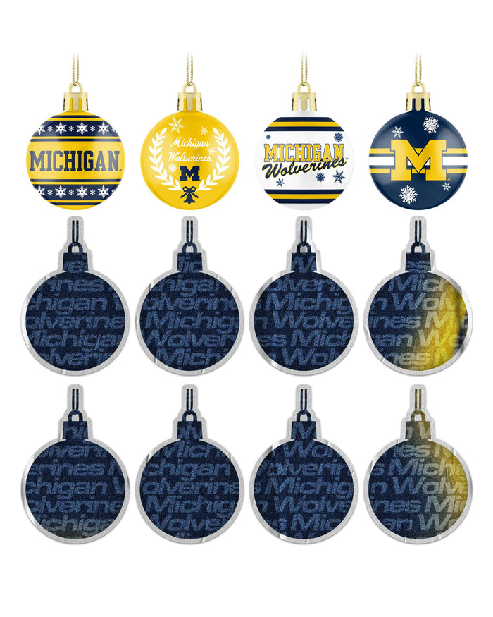 Michigan Wolverines Ornament Set Advent Calendar FOCO - FOCO.com