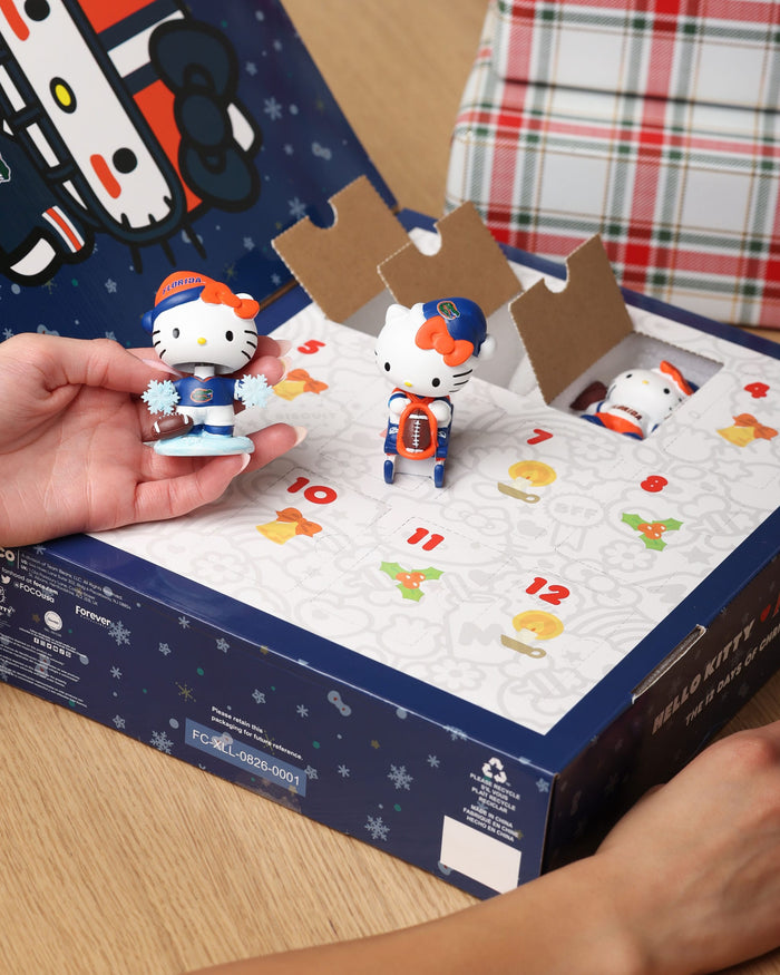 Michigan Wolverines Hello Kitty® Bobblehead Advent Calendar FOCO - FOCO.com