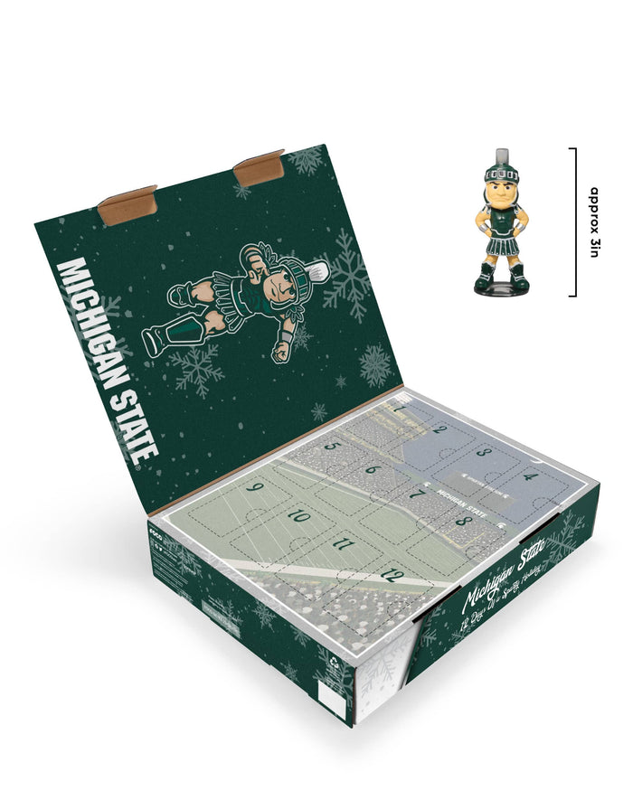 Michigan State Spartans Mascot Bobblehead Advent Calendar FOCO - FOCO.com