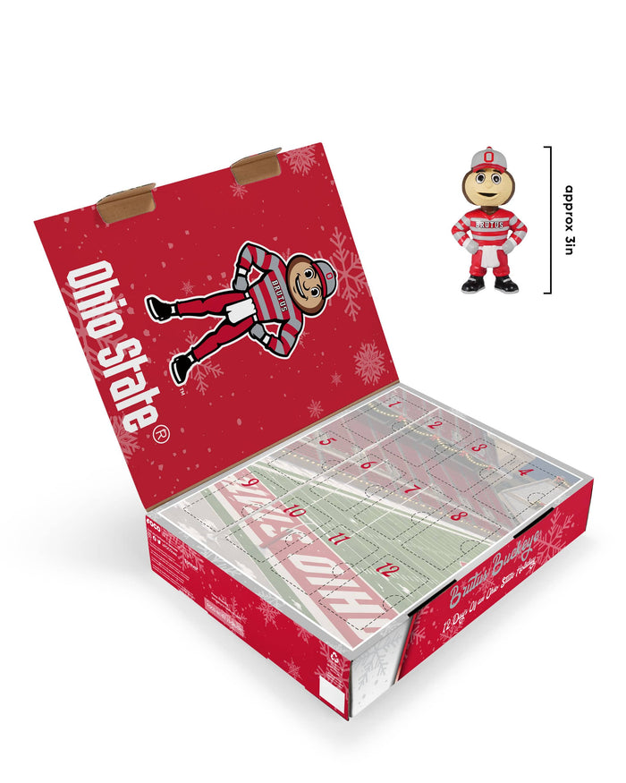 Ohio State Buckeyes Mascot Bobblehead Advent Calendar FOCO - FOCO.com