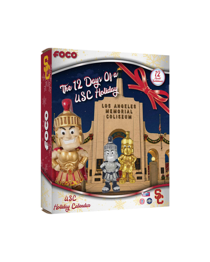 USC Trojans Mascot Bobblehead Advent Calendar FOCO - FOCO.com