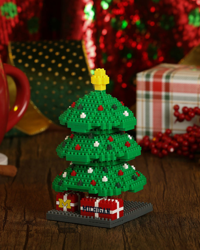 Michigan Wolverines BRXLZ Tree Advent Calendar FOCO - FOCO.com