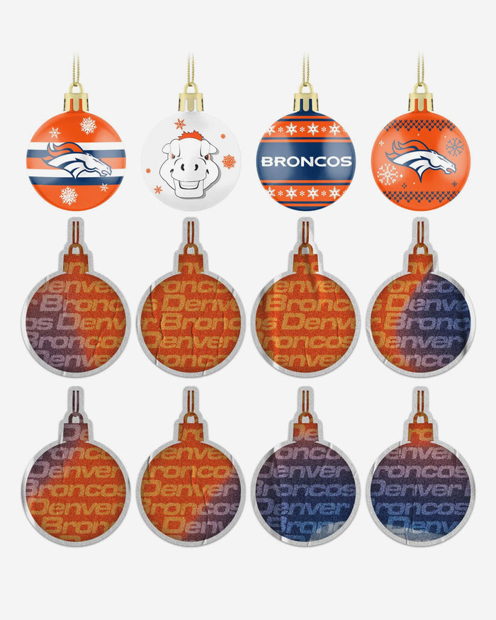 Denver Broncos Ornament Set Advent Calendar FOCO - FOCO.com