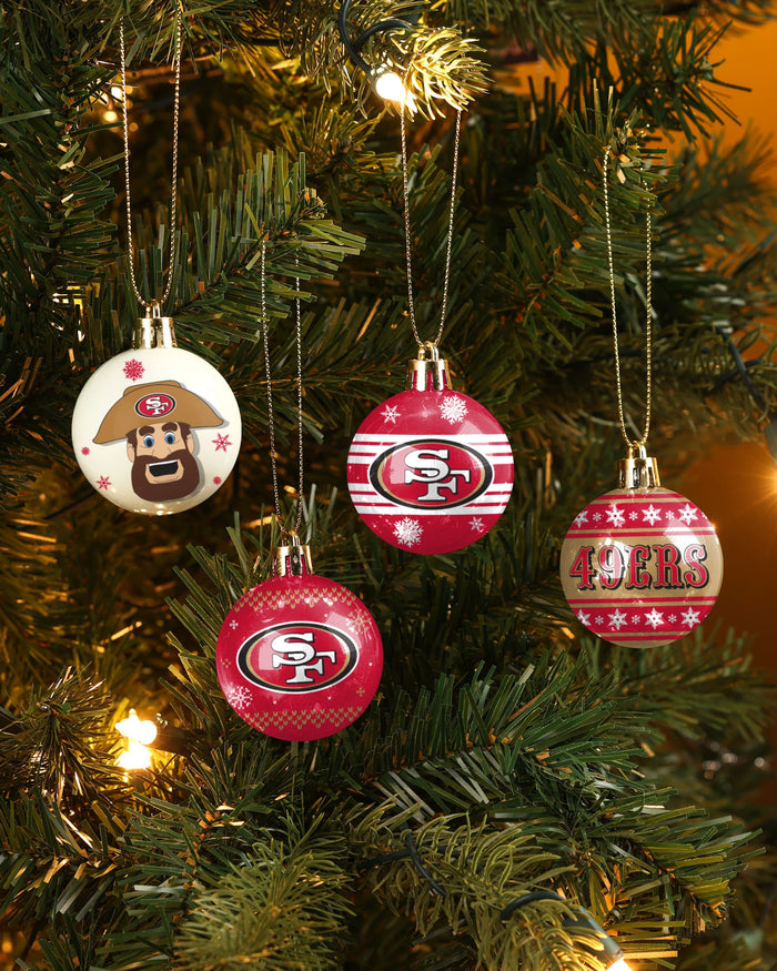 San Francisco 49ers Ornament Set Advent Calendar FOCO - FOCO.com