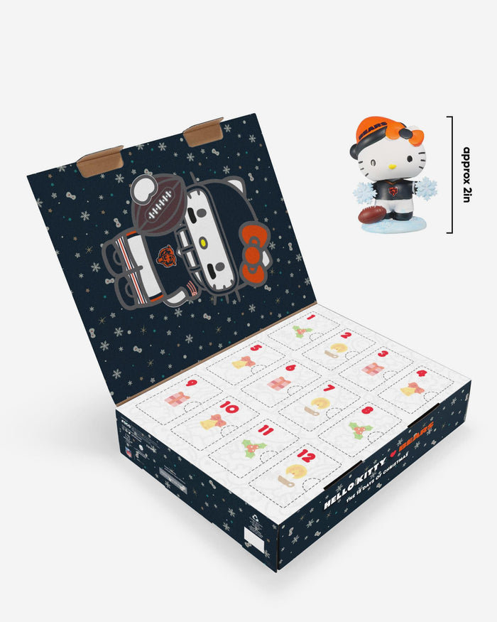 Chicago Bears Hello Kitty® Bobblehead Advent Calendar FOCO - FOCO.com