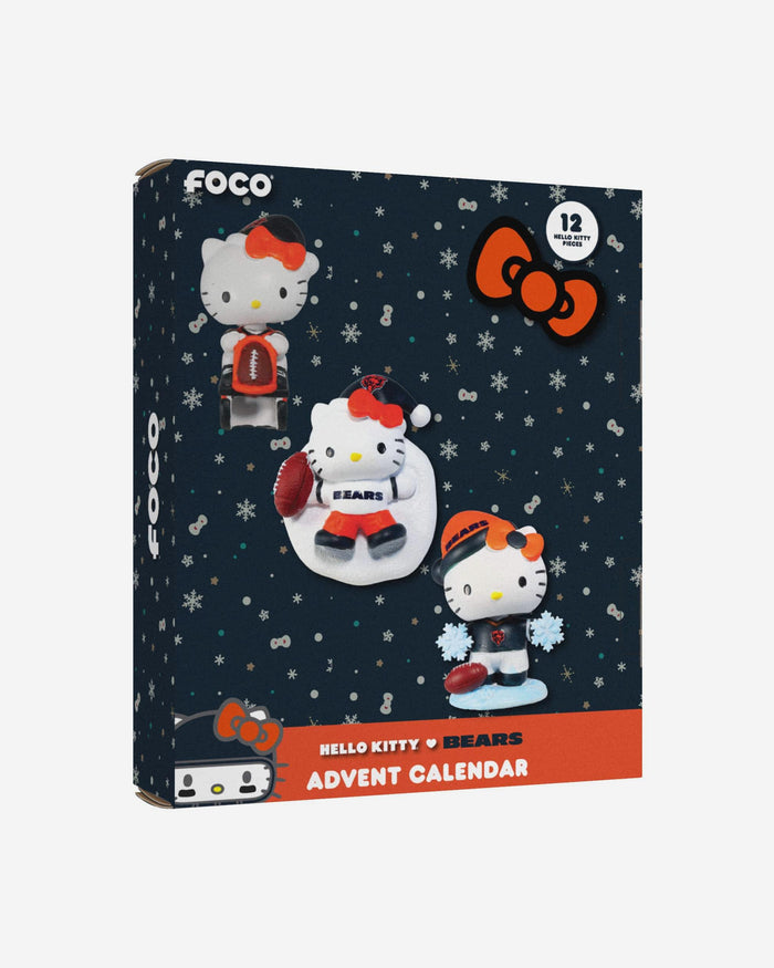 Chicago Bears Hello Kitty® Bobblehead Advent Calendar FOCO - FOCO.com