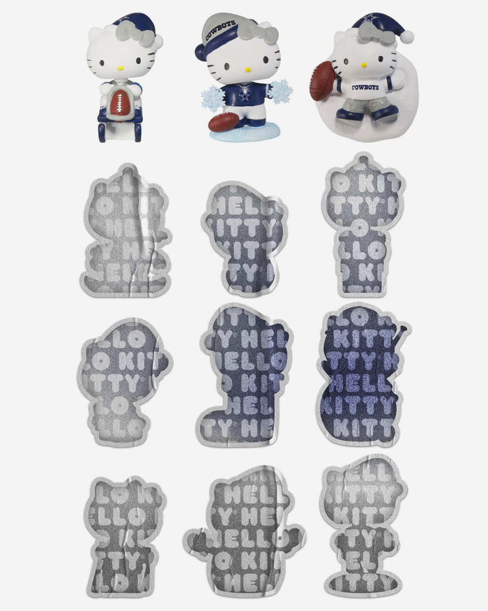 Dallas Cowboys Hello Kitty® Bobblehead Advent Calendar FOCO - FOCO.com