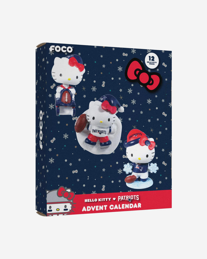 New England Patriots Hello Kitty® Bobblehead Advent Calendar FOCO - FOCO.com