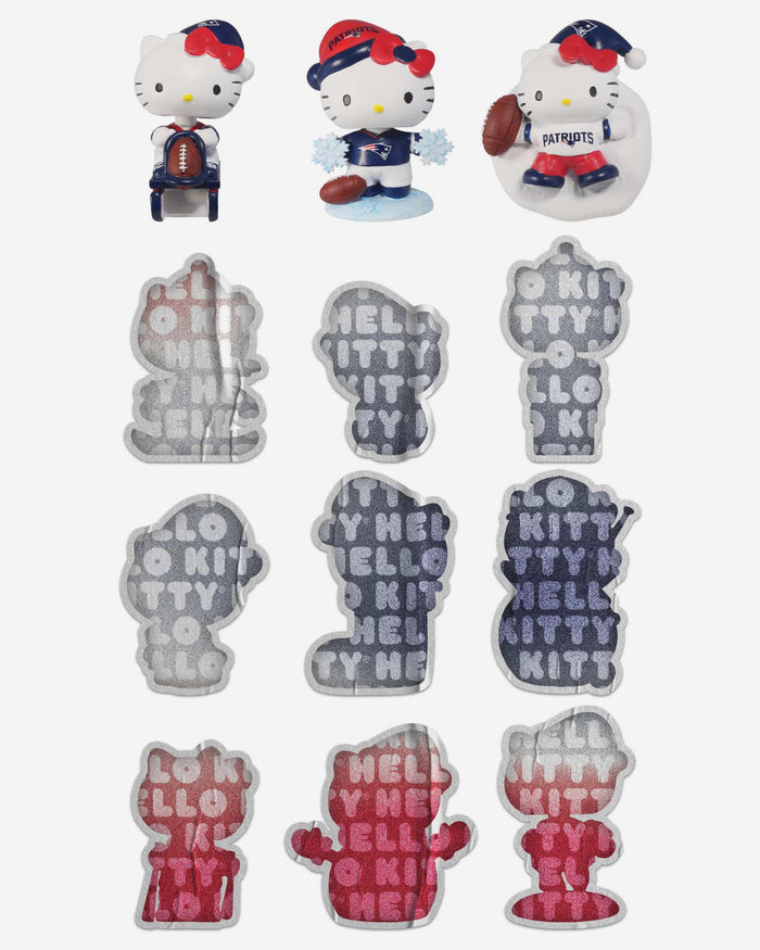 New England Patriots Hello Kitty® Bobblehead Advent Calendar FOCO - FOCO.com