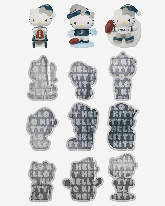 Philadelphia Eagles Hello Kitty® Bobblehead Advent Calendar FOCO - FOCO.com