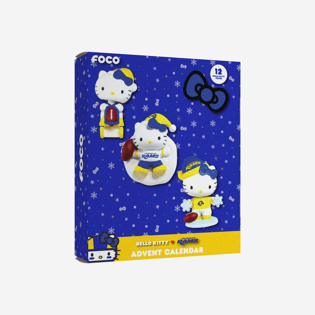 Los Angeles Rams Hello Kitty® Bobblehead Advent Calendar FOCO - FOCO.com