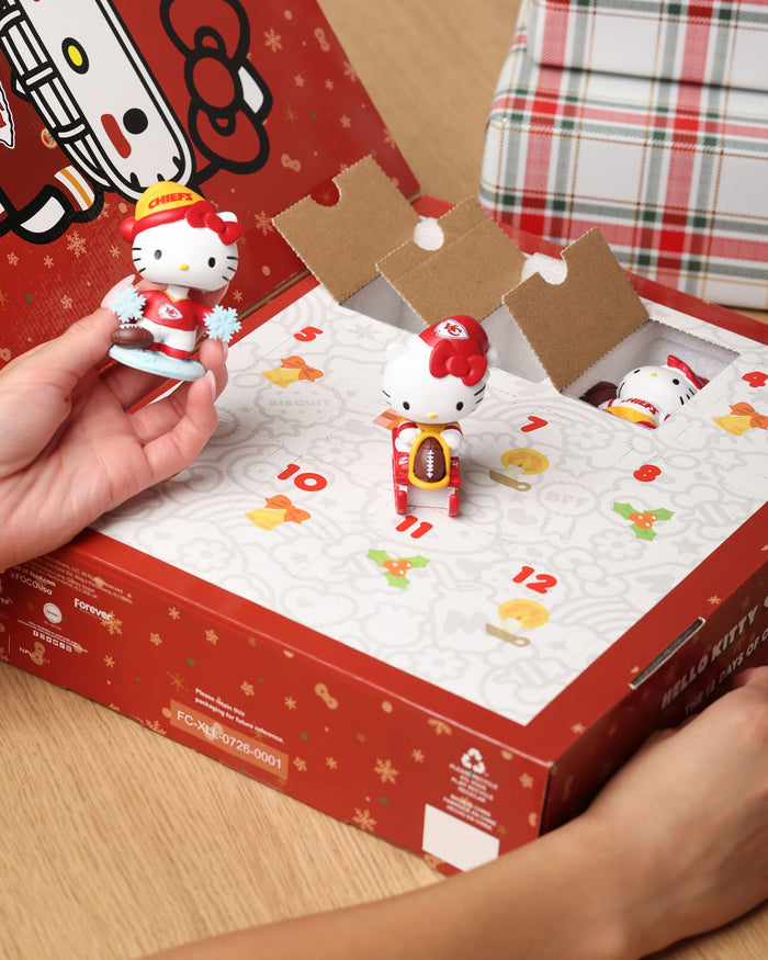 Green Bay Packers Hello Kitty® Bobblehead Advent Calendar FOCO - FOCO.com