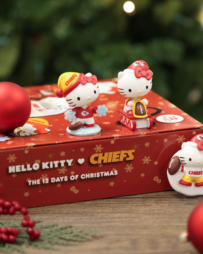 New England Patriots Hello Kitty® Bobblehead Advent Calendar FOCO - FOCO.com