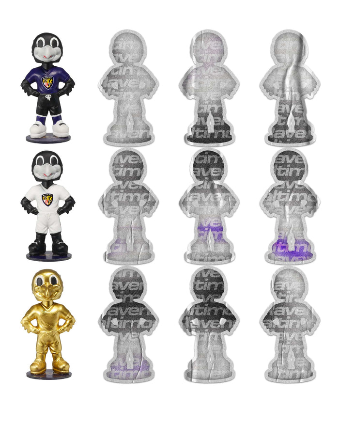 Baltimore Ravens Mascot Bobblehead Advent Calendar FOCO - FOCO.com