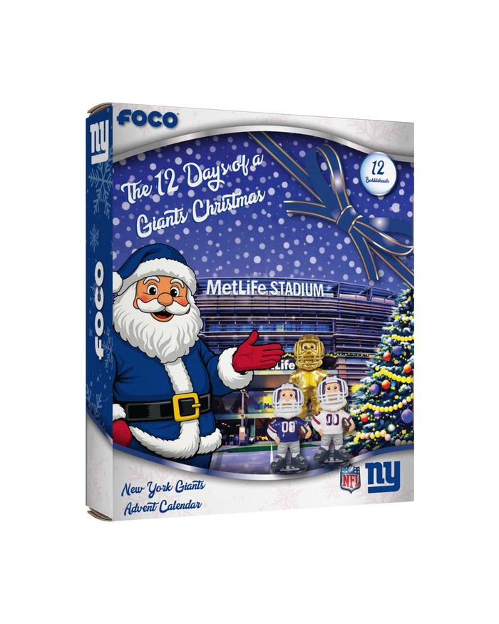 New York Giants Mascot Bobblehead Advent Calendar FOCO - FOCO.com