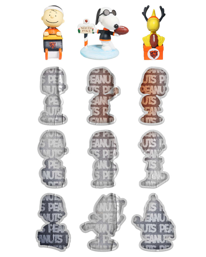 Chicago Bears Peanuts Bobblehead Advent Calendar FOCO - FOCO.com