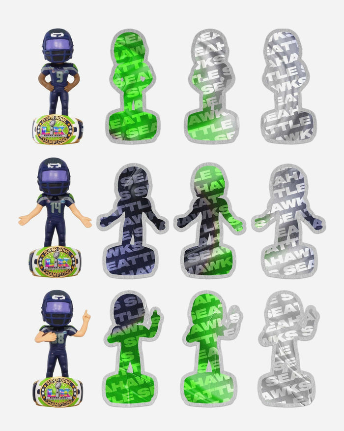Seattle Seahawks Super Bowl LX Champions Advent Calendar Bobblehead FOCO - FOCO.com