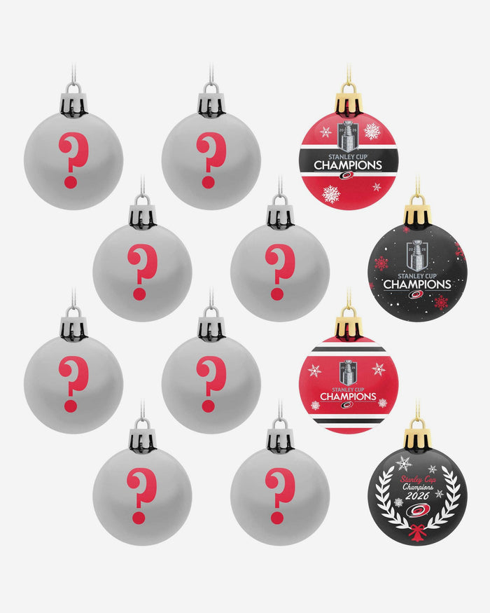 Carolina Hurricanes 2026 Stanley Cup Champions Ball Advent Calendar FOCO - FOCO.com