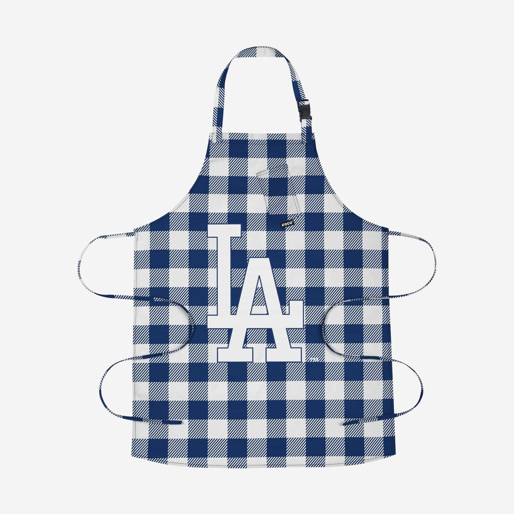 Los Angeles Dodgers Plaid Apron FOCO - FOCO.com