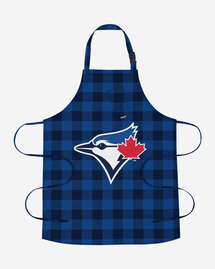 Toronto Blue Jays Plaid Apron FOCO - FOCO.com